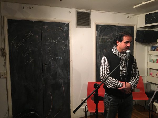 Ahmed Mukhtar at the Oud Club concert
